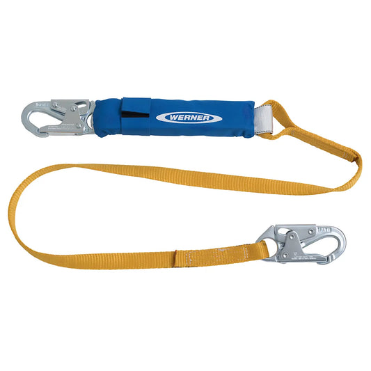 C311100 6Ft Decoil Lanyard (Dcell Shock Pack, 1In Web, Snap Hook) C311100-1806