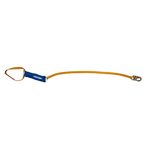 C313100 6Ft Decoil Single Leg Lanyard (Dcell Shock Pack, 1In Web, Loop, Snap Hook) C313100-1816