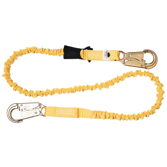 C351100 6Ft Softcoil Single Leg Lanyard (Energy Absorbing Inner Core, Snap Hook) C351100-1820