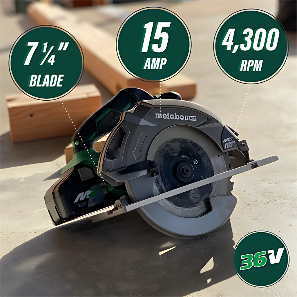 36V Multivolt Brushless 7-1/4-In Circular Saw (Tool Body Only)-C3607DAQ4M-373