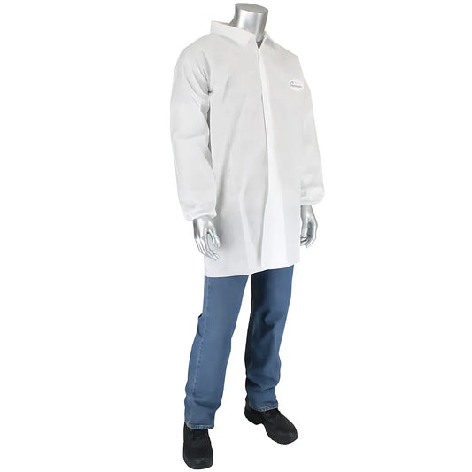 West Chester C3819/L Posiwear M3 Lab Coat - No Pockets, 50 Gsm C3819L-23444