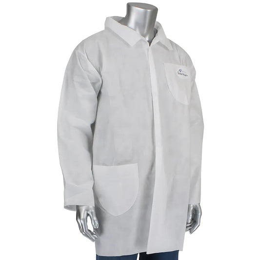 West Chester C3820/L Posiwear M3 Lab Coat - 2 Pocket, 50 Gsm C3820L-23452