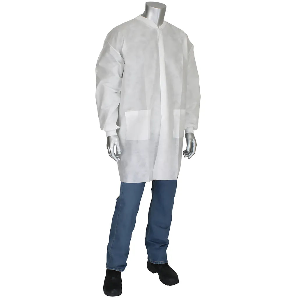 West Chester C3828/M Standard Weight Sbp Lab Coat - Two Pockets 37 Gsm C3828M-23458