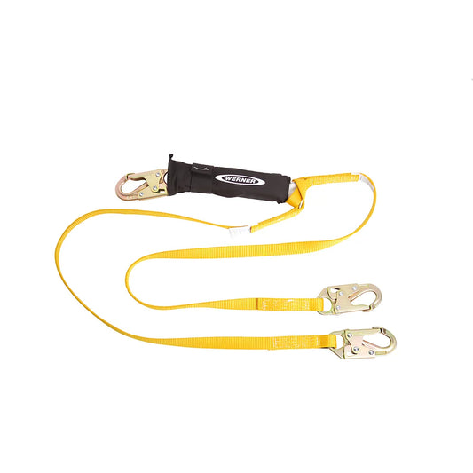 C411120 12Ft Free Fall Lanyard / 400Lb 6Ft Free Fall Twinleg Lanyard (Snap Hooks) C411120-1833