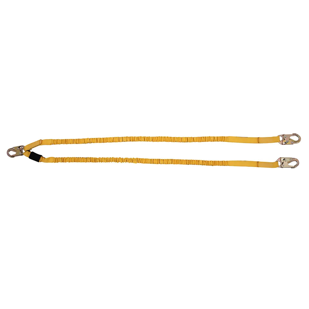 C451100 6Ft Softcoil Twinleg Lanyard (Energy Absorbing Inner Core, Snap Hook) C451100-1847