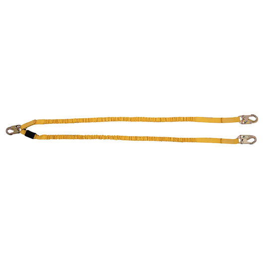C451100 6Ft Softcoil Twinleg Lanyard (Energy Absorbing Inner Core, Snap Hook) C451100-1847