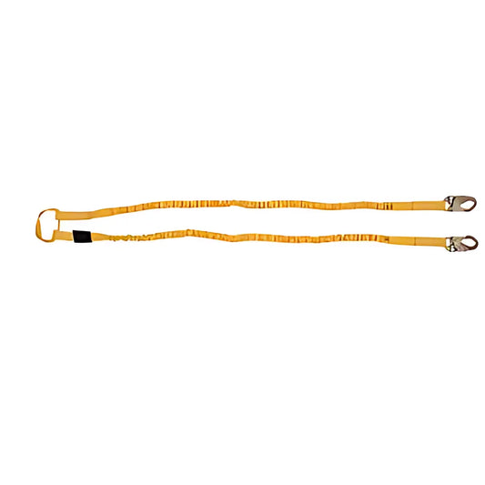C453100 6Ft Softcoil Twinleg Lanyard (Energy Absorbing Inner Core, Loop, Snap Hook) C453100-1848