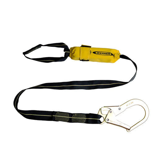 C813200 Arc Flash Single Leg Lanyard (Kevlar Web, Loop, Rebar Hook) C813200-1857