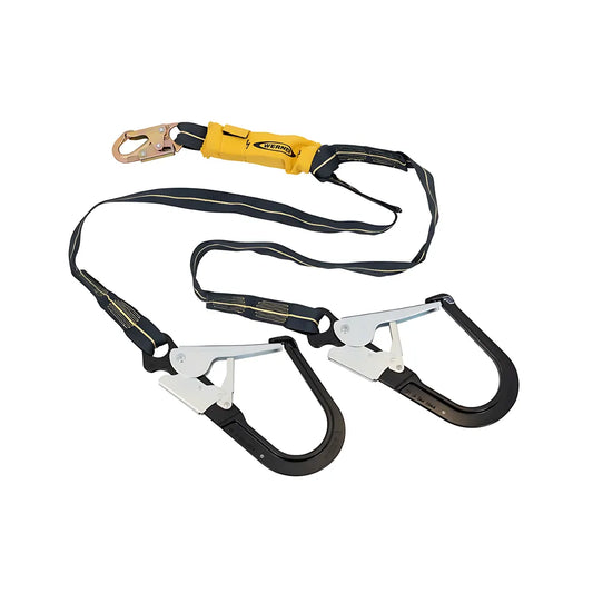 C911800 Arc Flash Twinleg Lanyard (Kevlar Web, Snap Hook, 4In Rebar Hook) C911800-1861