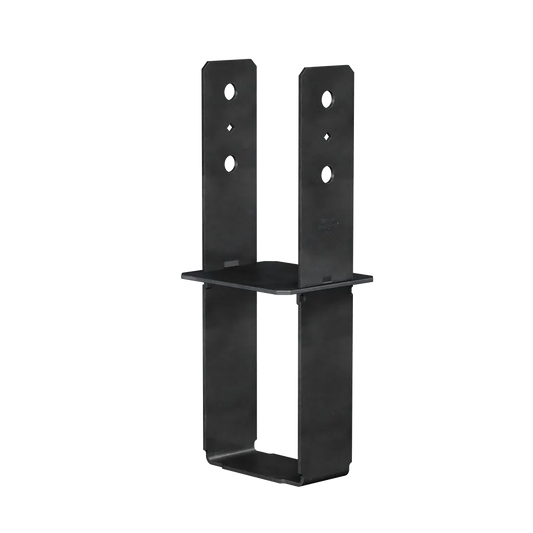Cb Black Powder-Coated Column Base For 6X6 (Pack Of 6)-CB66PC-SP3413-3690