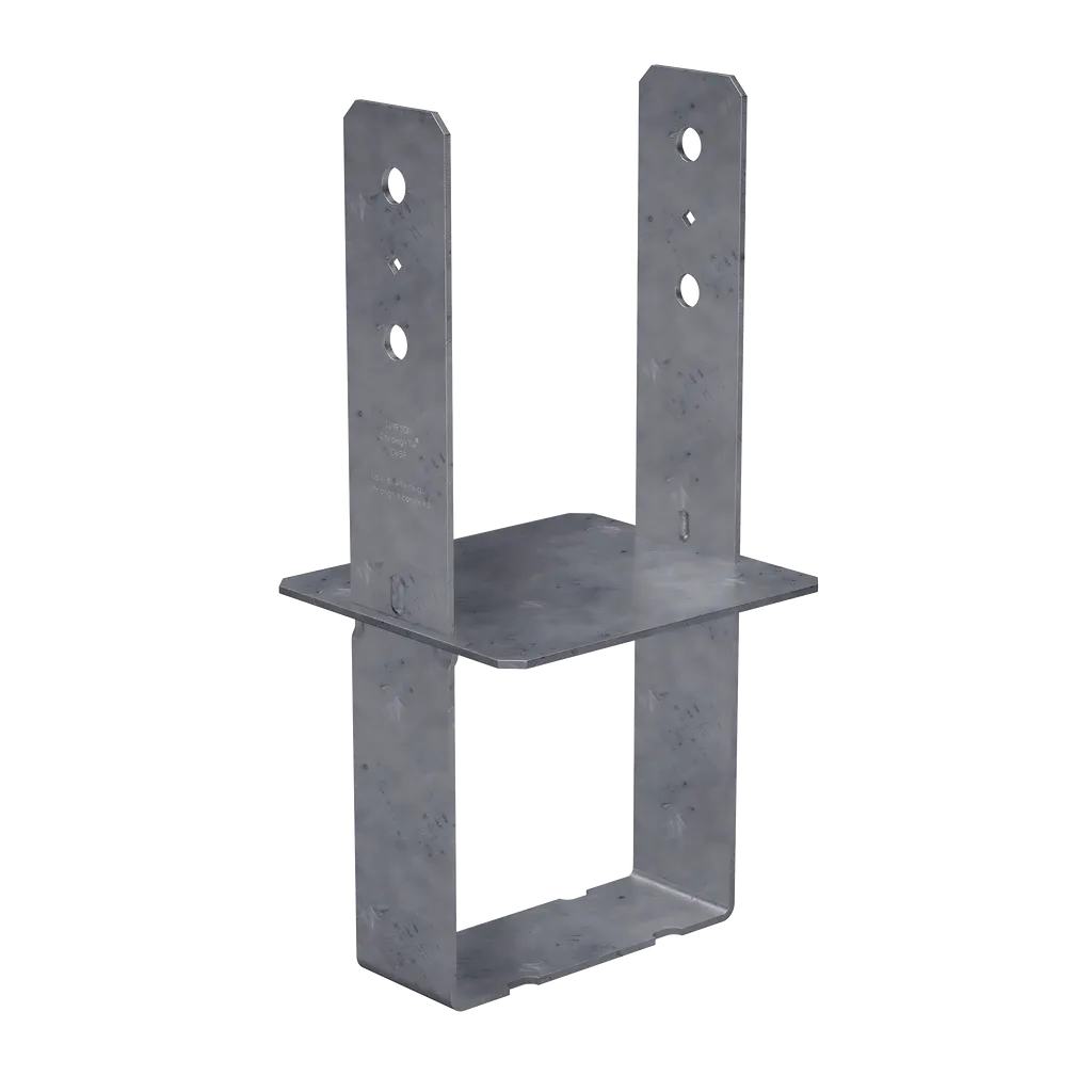Cb Hot-Dip Galvanized Column Base For 8X8 (Pack Of 4)-CB88HDG-SP6663-7126