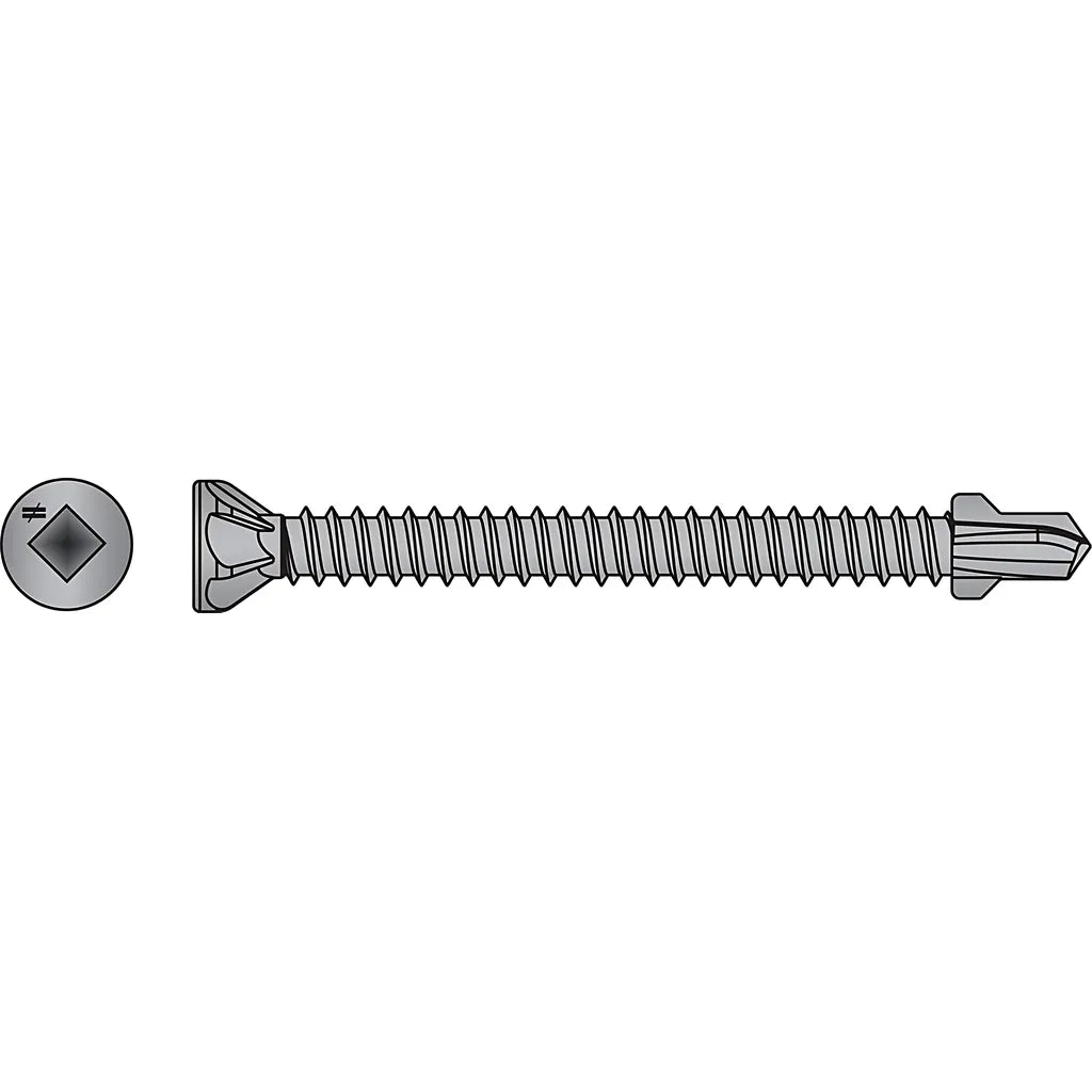 Cbsdq Sheathing-To-Cfs Screw (Collated) - #10 X 2-1/4 In. #2 Square Undersized (1000-Qty)-CBSDQ214S-SP7679-8192