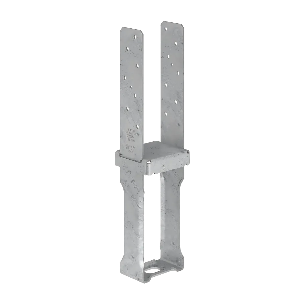 Cbsq Hot-Dip Galvanized Standoff Column Base For 4X4 With Sds Screws (Pack Of 12)-CBSQ44-SDS2HDG-SP6685-7152