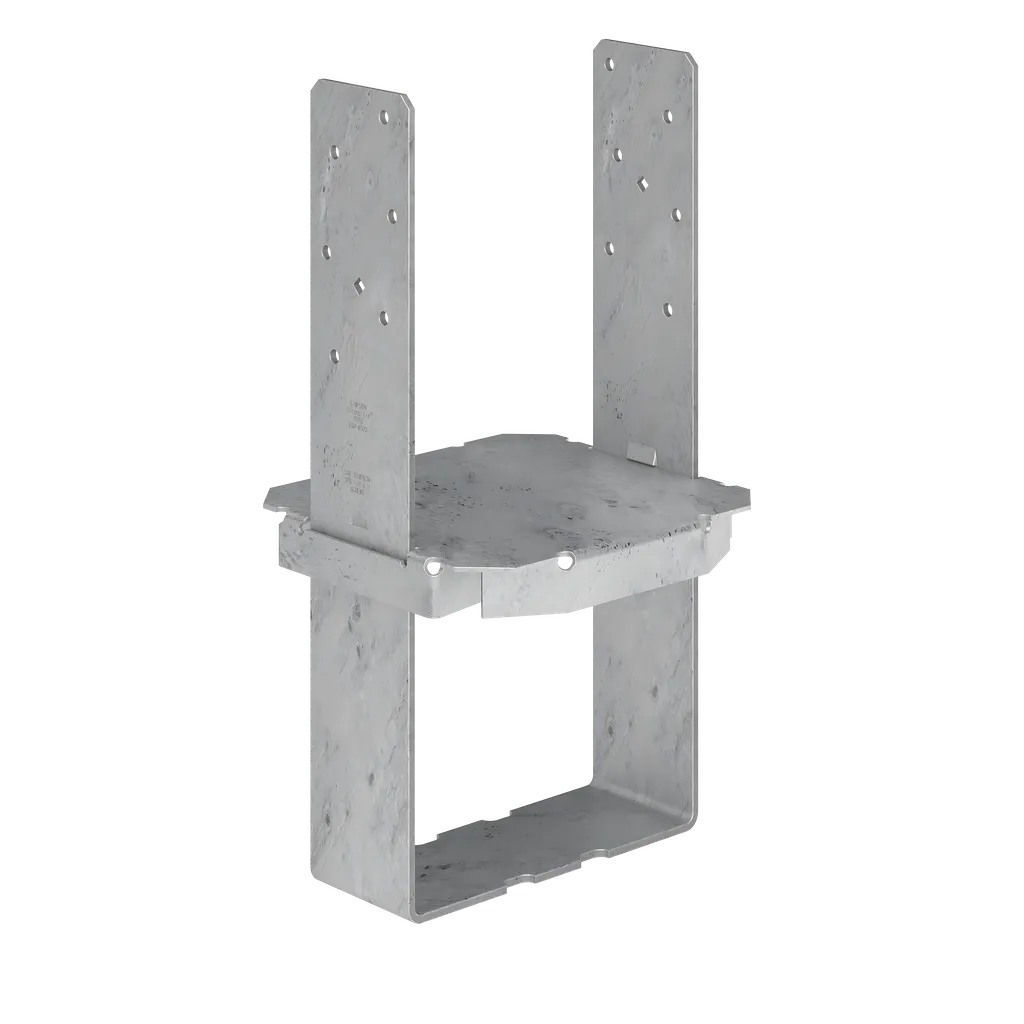 Cbsq Hot-Dip Galvanized Standoff Column Base For 8X8 With Sds Screws-CBSQ88-SDS2HDG-SP1337-1508