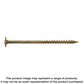 Wafer-Head Construction Screw - #8 X 3 In. T20, Quik Guard®, Tan (200-Qty) (Pack Of 6)-CBT08300R200-SP120-219