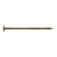 Wafer-Head Construction Screw - #8 X 3 In. T20, Quik Guard®, Tan (50-Qty) (Pack Of 5)-CBT08300R50-SP489-611