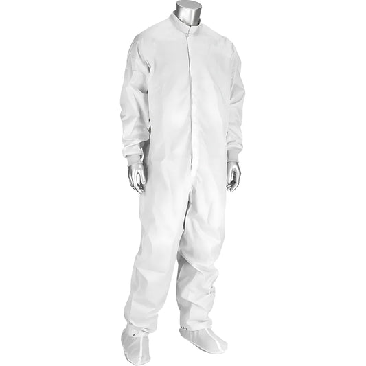 Uniform Technology Cc1245-89Wh-3Xl Disctek 2.5 Grid Iso 4 (Class 10) Cleanroom / Esd Coverall CC1245-89WH-3XL-23589