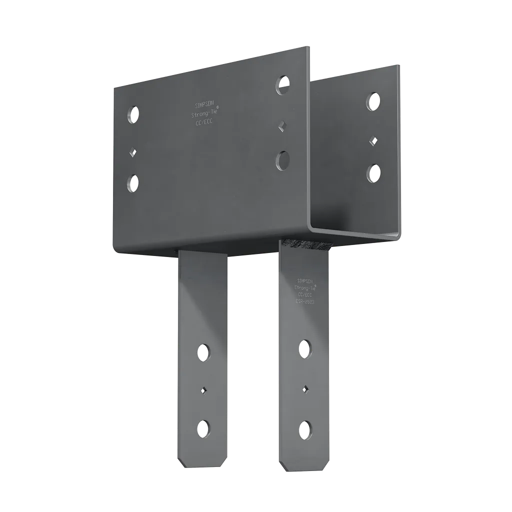Cc Column Cap For Triple 2X Beam, 6X Post (Pack Of 2)-CC4-62-5-50-SP8566-9128