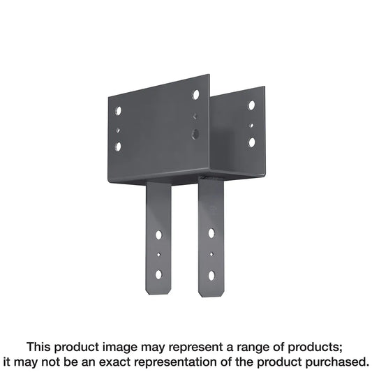 Ccpc Black Powder-Coated Column Cap For 4X Beam, 6X Post-CC46PC-SP8300-8850