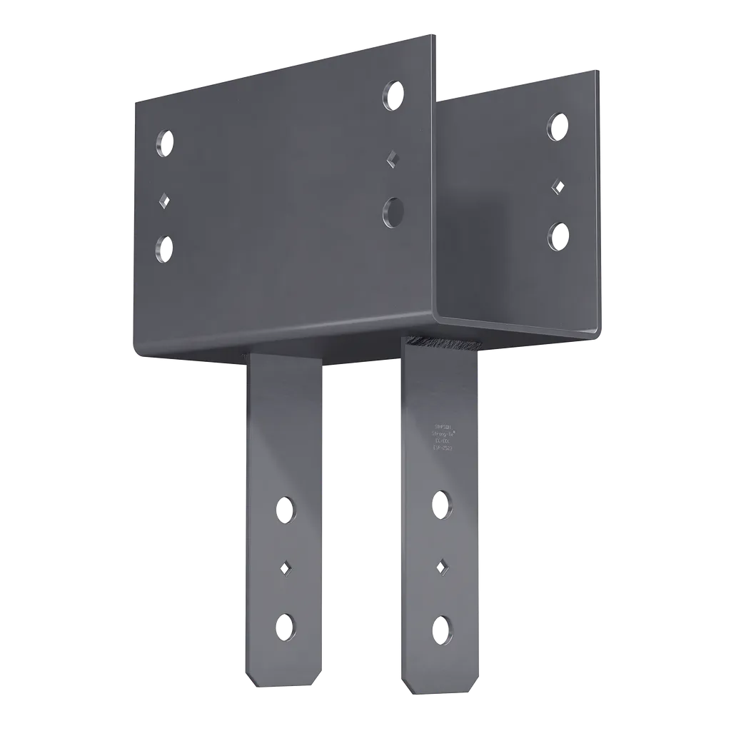 Cc Hot-Dip Galvanized Column Cap For 6X Beam, 6X Post (Pack Of 3)-CC66HDG-SP8838-9411