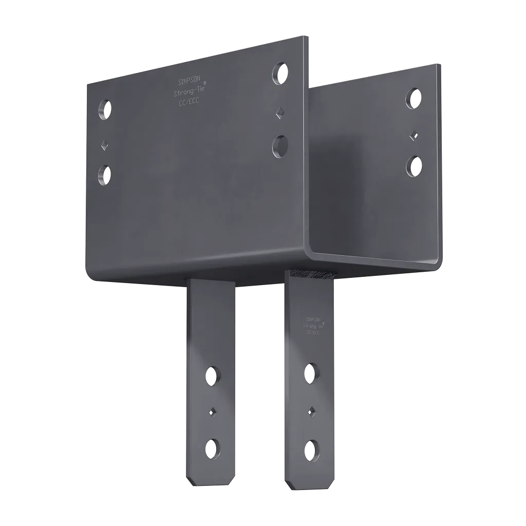 Cc Column Cap For 7 In. Beam, 6X Post-CC7-1-8-6-SP4477-4821