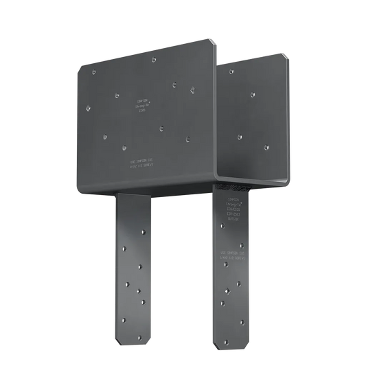 Ccq Column Cap For 5-1/8 In. Beam, 8X Post With Strong-Drive® Sds Screws-CCQ5-8SDS2-5-SP451-573