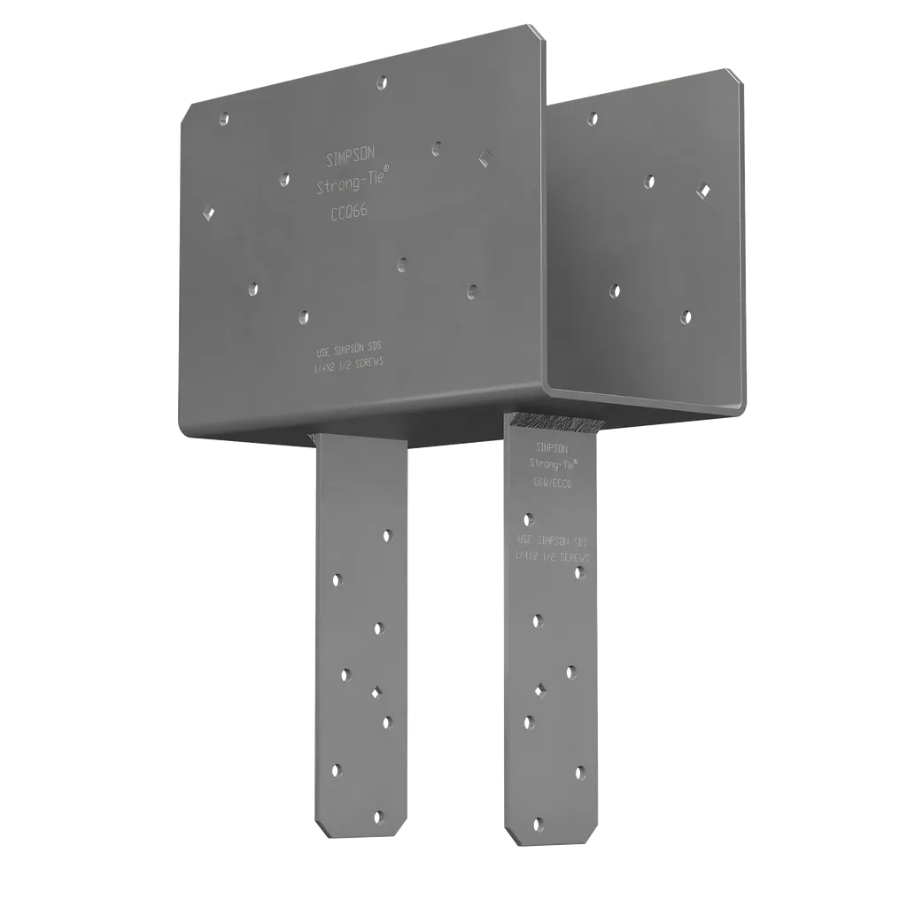 Ccq Column Cap For 6X Beam, 6X Post With Strong-Drive® Sds Screws-CCQ66SDS2-5-R-SP463-585