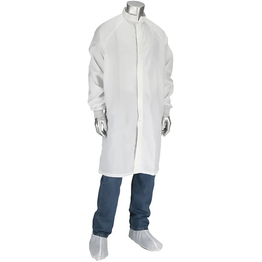 Uniform Technology Cfrzc-74Wh-5Pk-2Xl Altessa Grid Iso 5 (Class 100) Cleanroom Frock CFRZC-74WH-5PK-2XL-23683