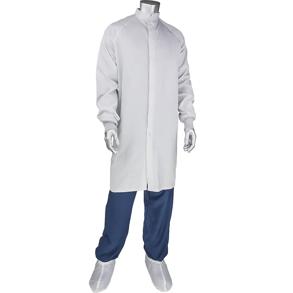 Uniform Technology Cfrzc-89Wh-3Xl Disctek 2.5 Grid Iso 4 (Class 10) Cleanroom Frock CFRZC-89WH-3XL-23691