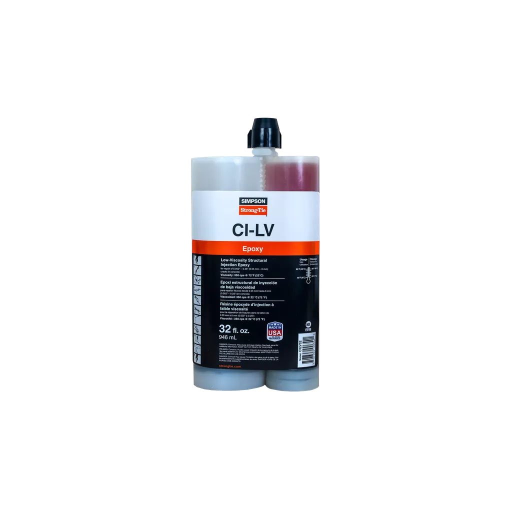 Ci-Lv Low-Viscosity Structural Injection Epoxy (32 Oz.) (Pack Of 5)-CILV32-SP400-518