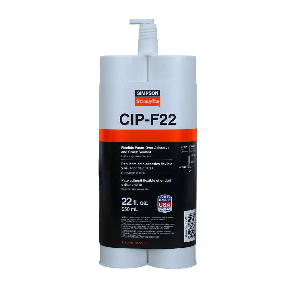 Cip-F Flexible Paste-Over Adhesive And Crack Sealant (22 Oz.) (Pack Of 10)-CIP-F22-SP1915-2119