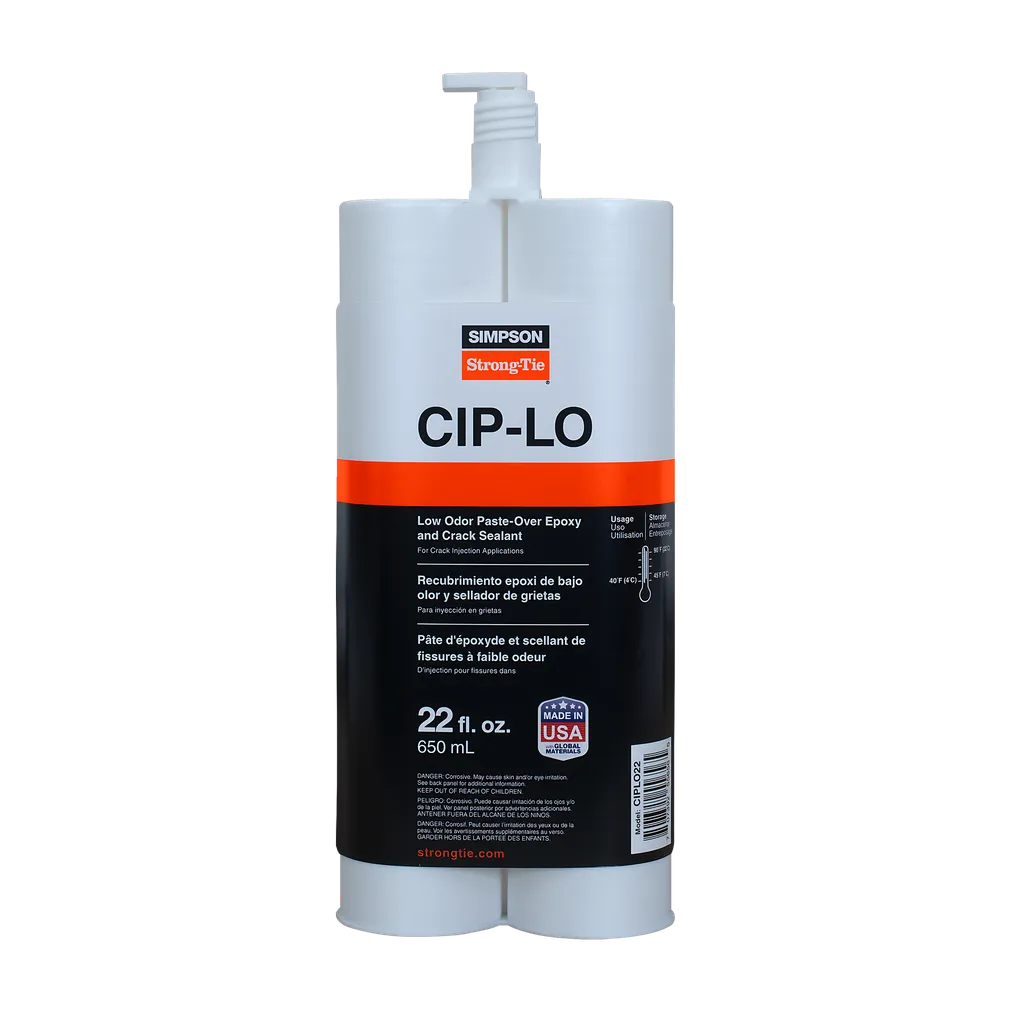 Cip-Lo 22 Oz. Low-Odor Paste-Over Epoxy And Crack Sealant With Nozzle (Pack Of 10)-CIPLO22-SP6270-6710
