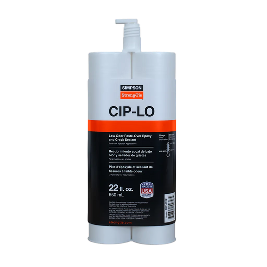 Cip-Lo 22 Oz. Low-Odor Paste-Over Epoxy And Crack Sealant With Nozzle-CIPLO22-SP9319-9915