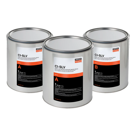 Ci-Slv Super-Low-Viscosity Structural Injection Epoxy (3-Gal. Kit)-CISLV3KT-SP6831-7311