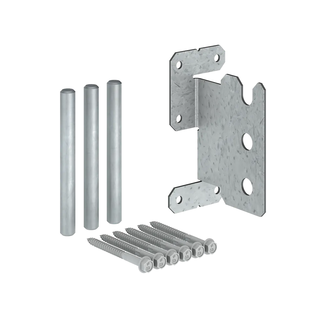 Cjtz 12-Gauge Zmax® Galvanized Concealed Joist Tie With (3) Long Pins-CJT3ZL-SP5922-6346