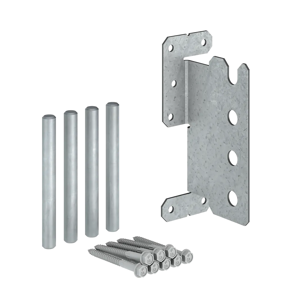 Cjtz 12-Gauge Zmax® Galvanized Concealed Joist Tie With (4) Long Pins (Pack Of )-CJT4ZL-SP3037-3303