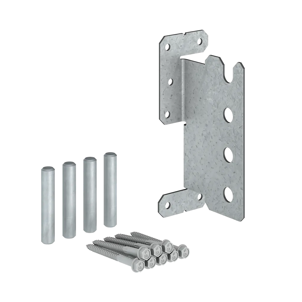 Cjtz 12-Gauge Zmax® Galvanized Concealed Joist Tie With (4) Short Pins-CJT4ZS-SP3689-3985