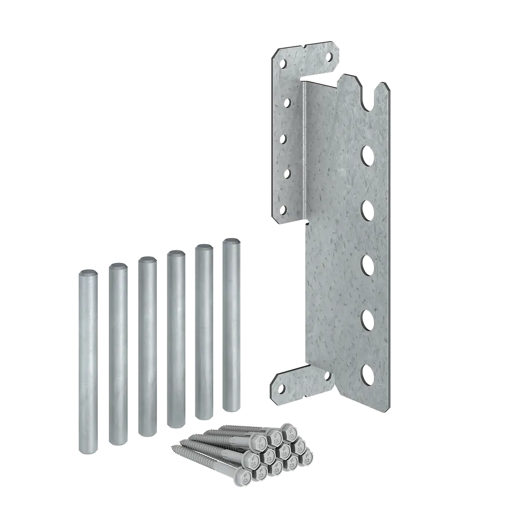 Cjtz 12-Gauge Zmax® Galvanized Concealed Joist Tie With (6) Long Pins (Pack Of )-CJT6ZL-SP4704-5060