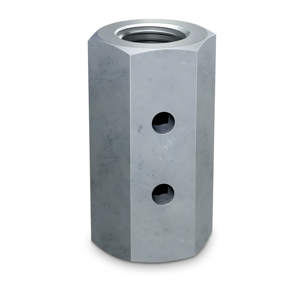 Cnw 5/8 In. Coupler Nut With Witness Hole® (Pack Of 100)-CNW5-8-SP8812-9385