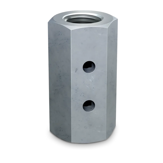 Cnw 5/8 In. Coupler Nut With Witness Hole® (Pack Of 100)-CNW5-8-SP8812-9385
