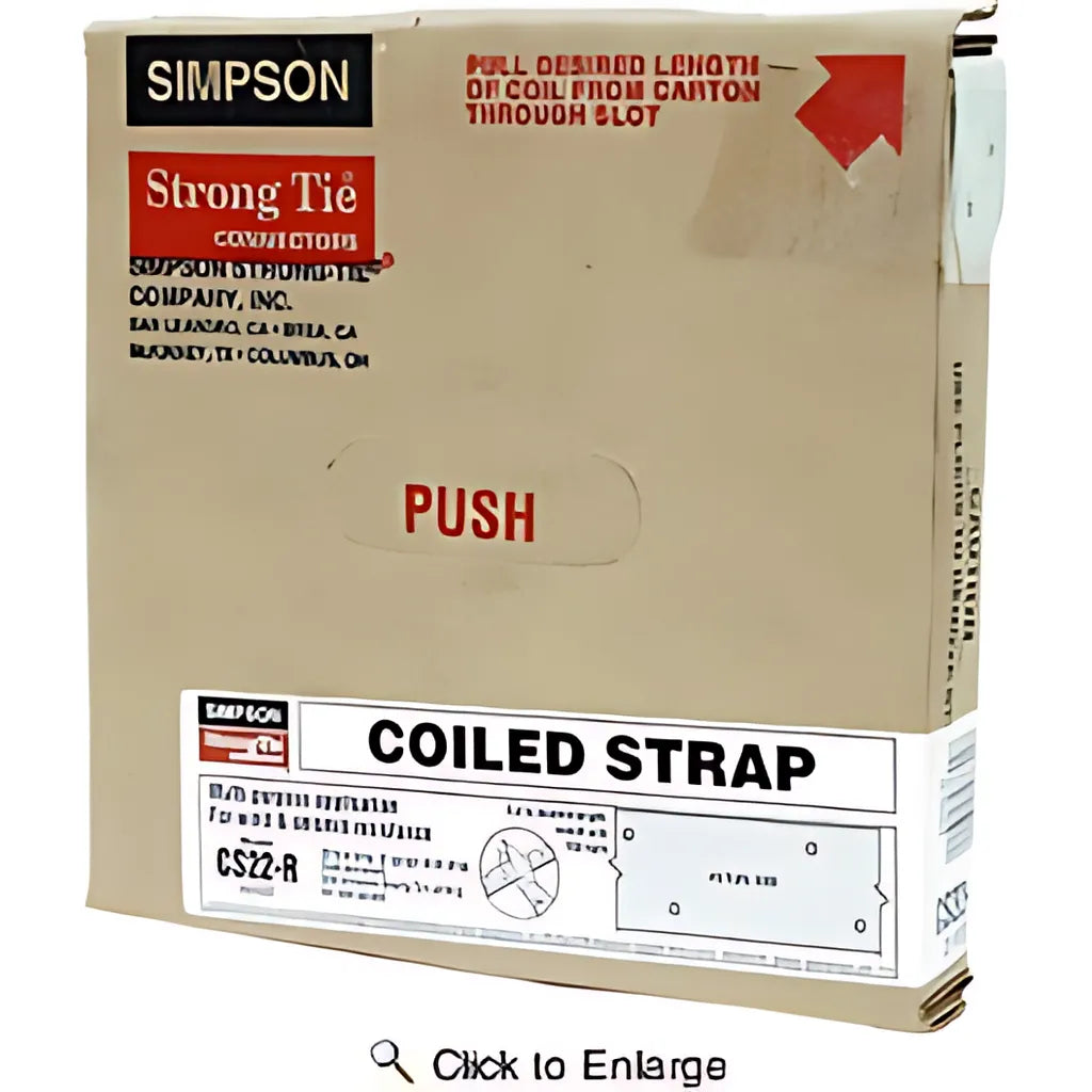 Cs 25 Ft. 22-Gauge Galvanized Coiled Strap-CS22-R-SP7400-7902