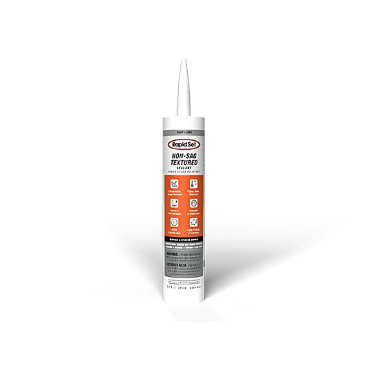 Rapid Set Non-Sag Sealant Textured (Gray) 10.1 Oz