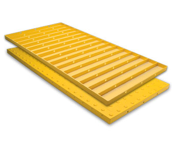 ADA Solutions Cast-In-Place Paver Detectable Warning Panel - 24 x 48