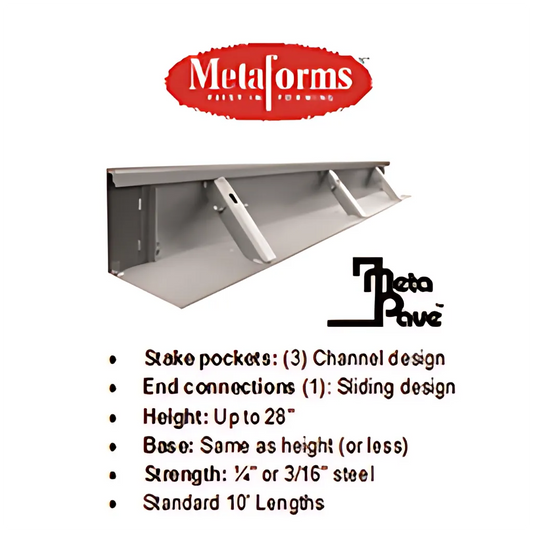 Concrete Metapaving Forms Are Used By Concrete Contractors For Major Industrial Projects. Concrete-Paving-Forms-10
