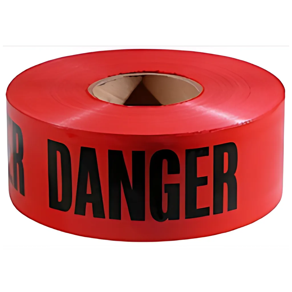 Red Tape Barricade - 3" X 1000' - Danger Do Not Enter DANGER-TAPE-7