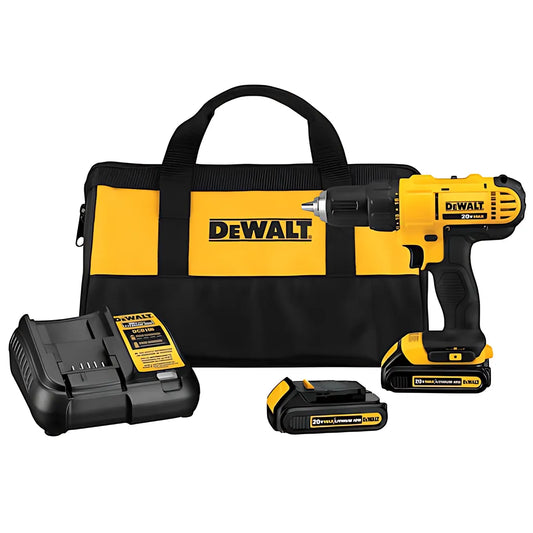 Dewalt 20 Volt, 1/2" Compact Drill Driver-DC970K2-11