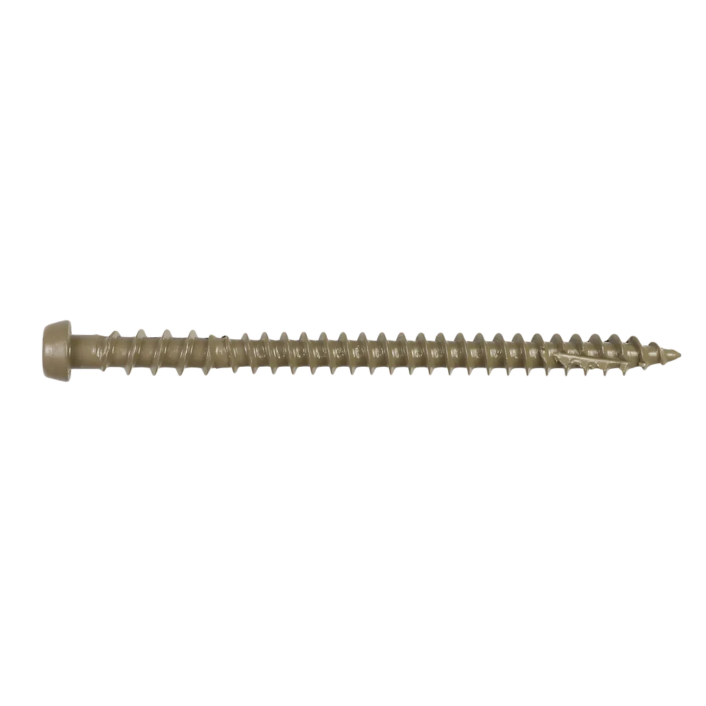Deck-Drive Dcu Composite Screw - #10 X 2-3/4 In. T20, Quik Guard®, Brown 05 (1750-Qty)-DCU234BR05MB-SP3700-3997