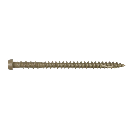 Deck-Drive Dcu Composite Screw - #10 X 2-3/4 In. T20, Quik Guard®, Brown 05 (1750-Qty)-DCU234BR05MB-SP3700-3997