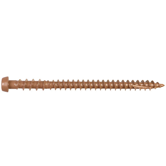 Deck-Drive Dcu Composite Screw - #10 X 2-3/4 In. T20, Quik Guard®, Brown 05 (70-Qty) (Pack Of 5)-DCU234BR05R70-SP1845-2043