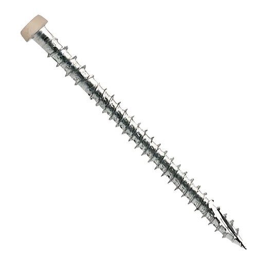 Deck-Drive Dcu Composite Screw - #10 X 2-3/4 In. T20, Type 316, Tan 02 (70-Qty) (Pack Of 5)-DCU234C316TN02-SP7874-8393